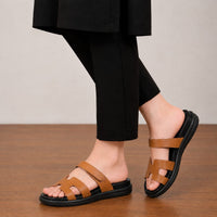 Soft Stride Brown Very Comfortable Slippers